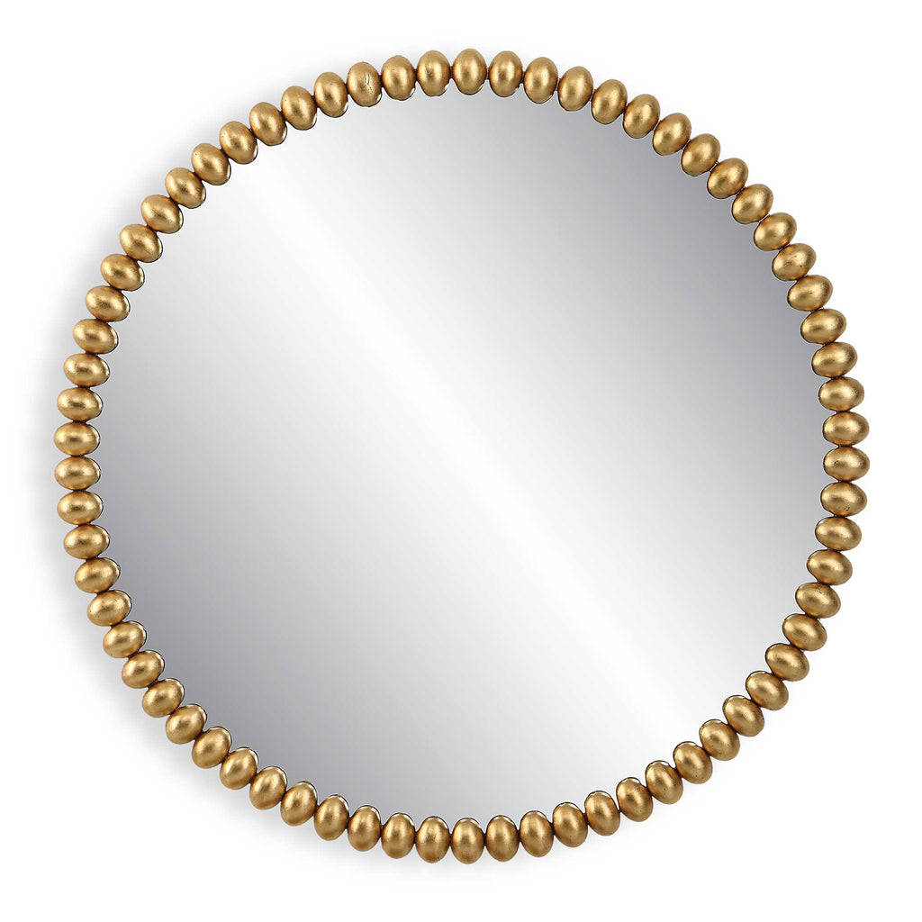 Byzantine Round Gold Mirror
