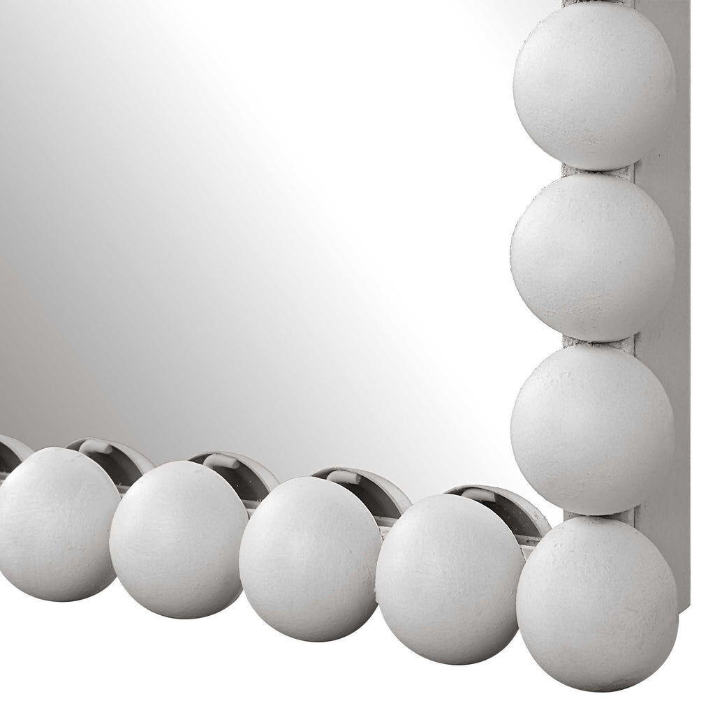 Serna White Tall Mirror