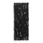 Gathered Teak Black Wood Wall Decor