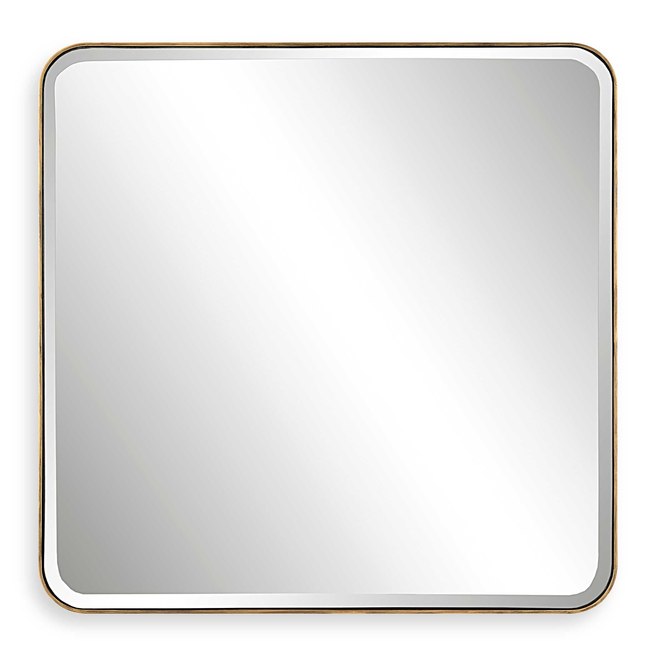 Hampshire Square Gold Mirror