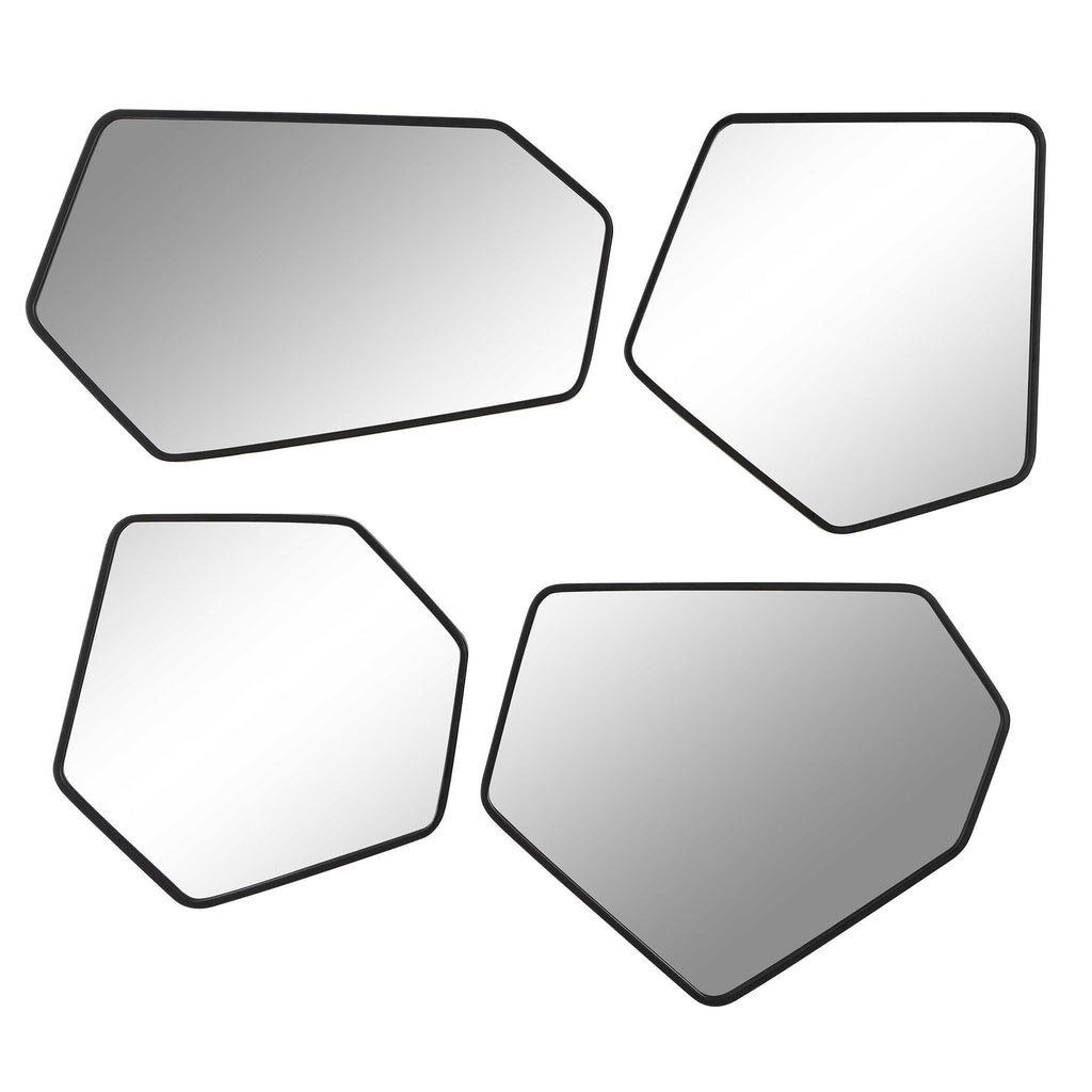 Linneah Black Mirrors Set/4