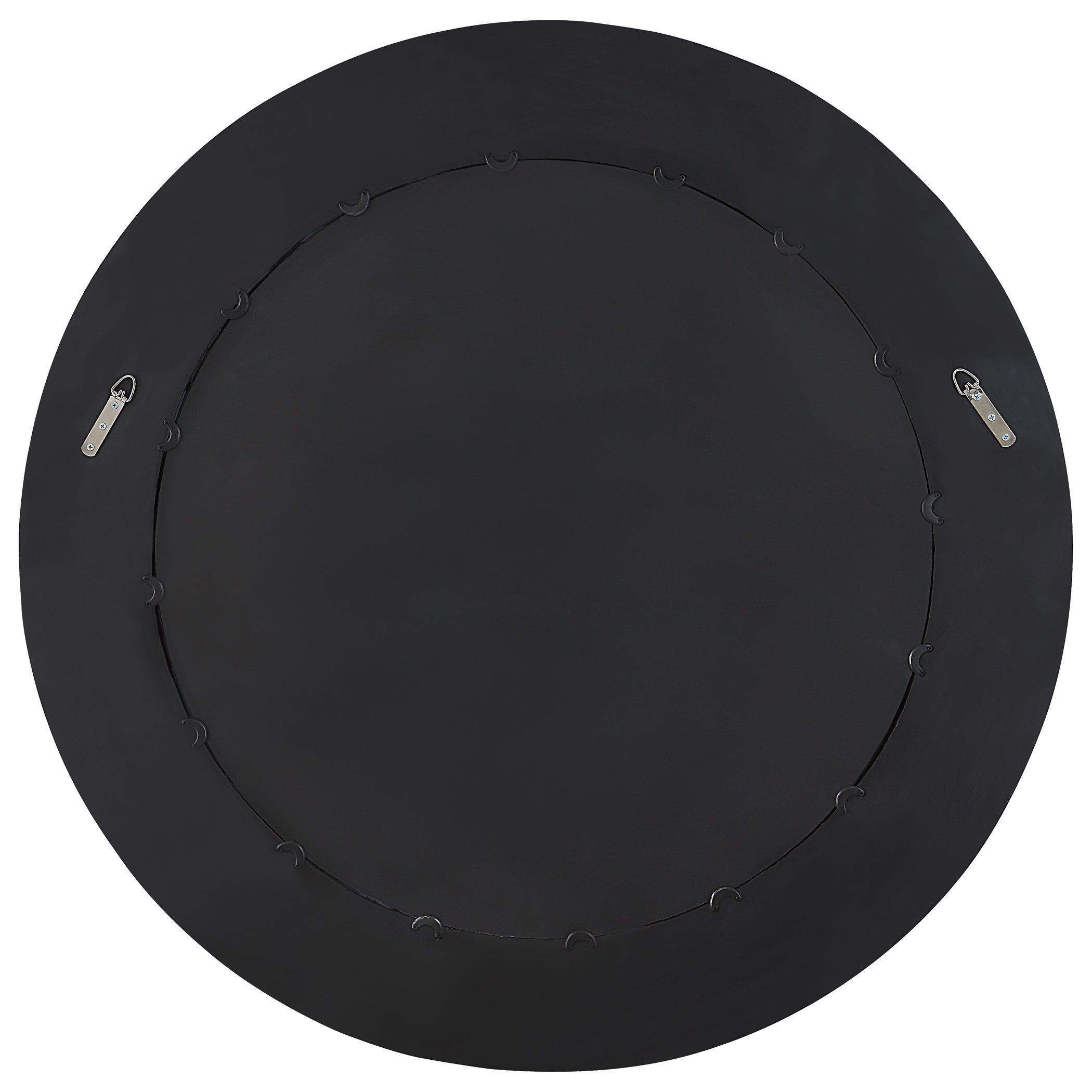 Caribou Dark Espresso Round Mirror