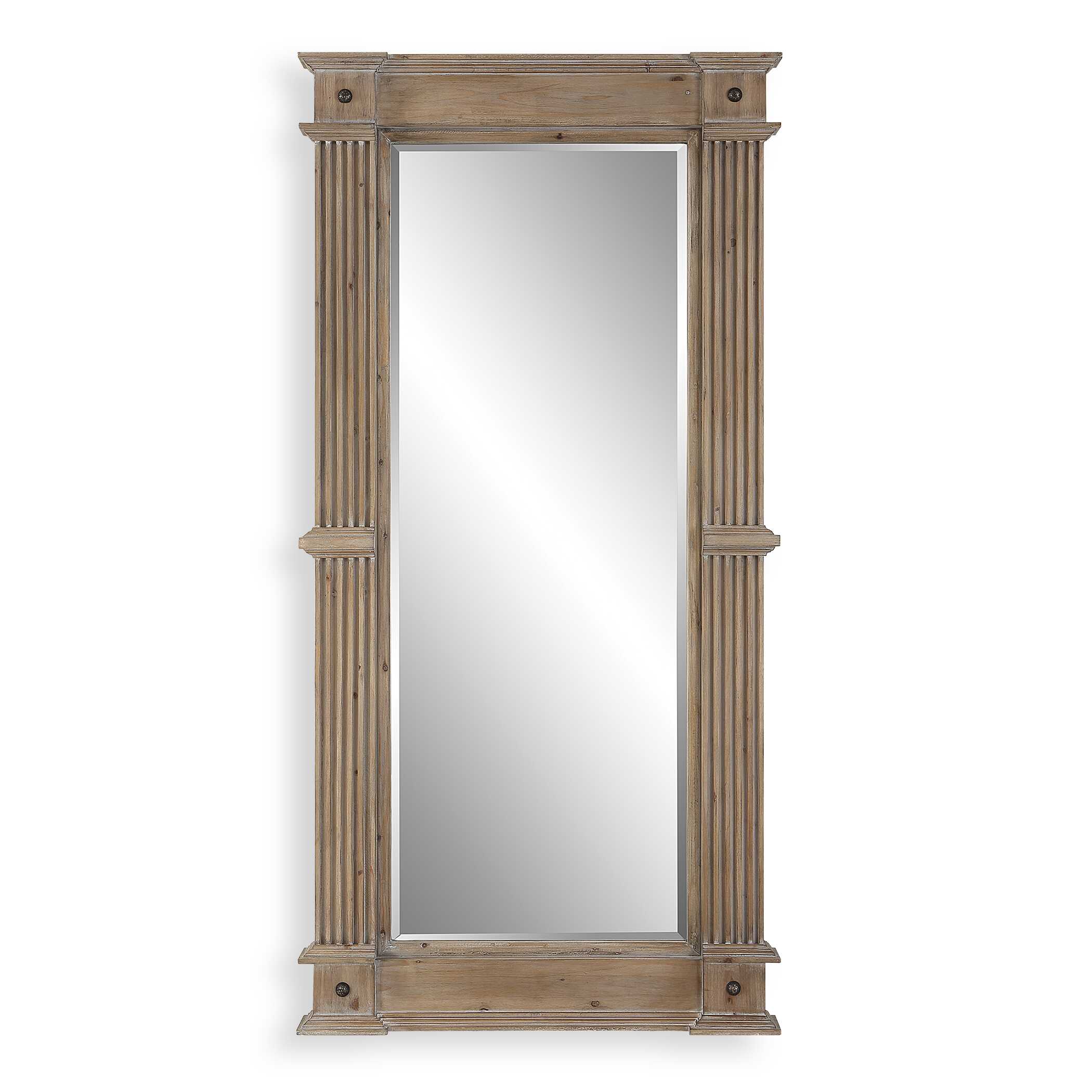 McAllister Natural Wood Oversized Mirror
