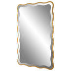 Aneta Gold Scalloped Mirror