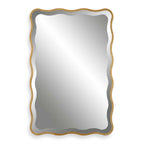 Aneta Gold Scalloped Mirror