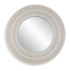 Sailor's Knot White Small Round Mirror