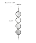 Button Silver Mirror