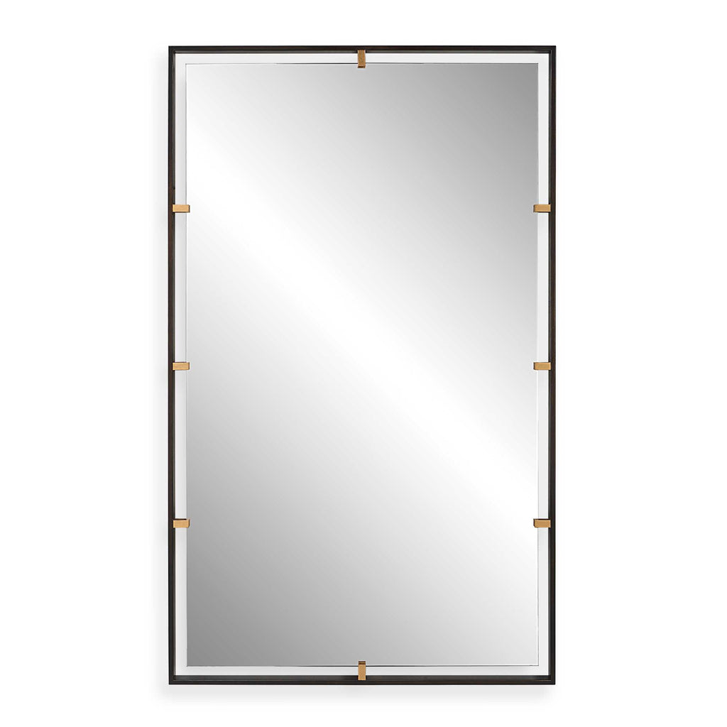 Egon Rectangular Bronze Mirror