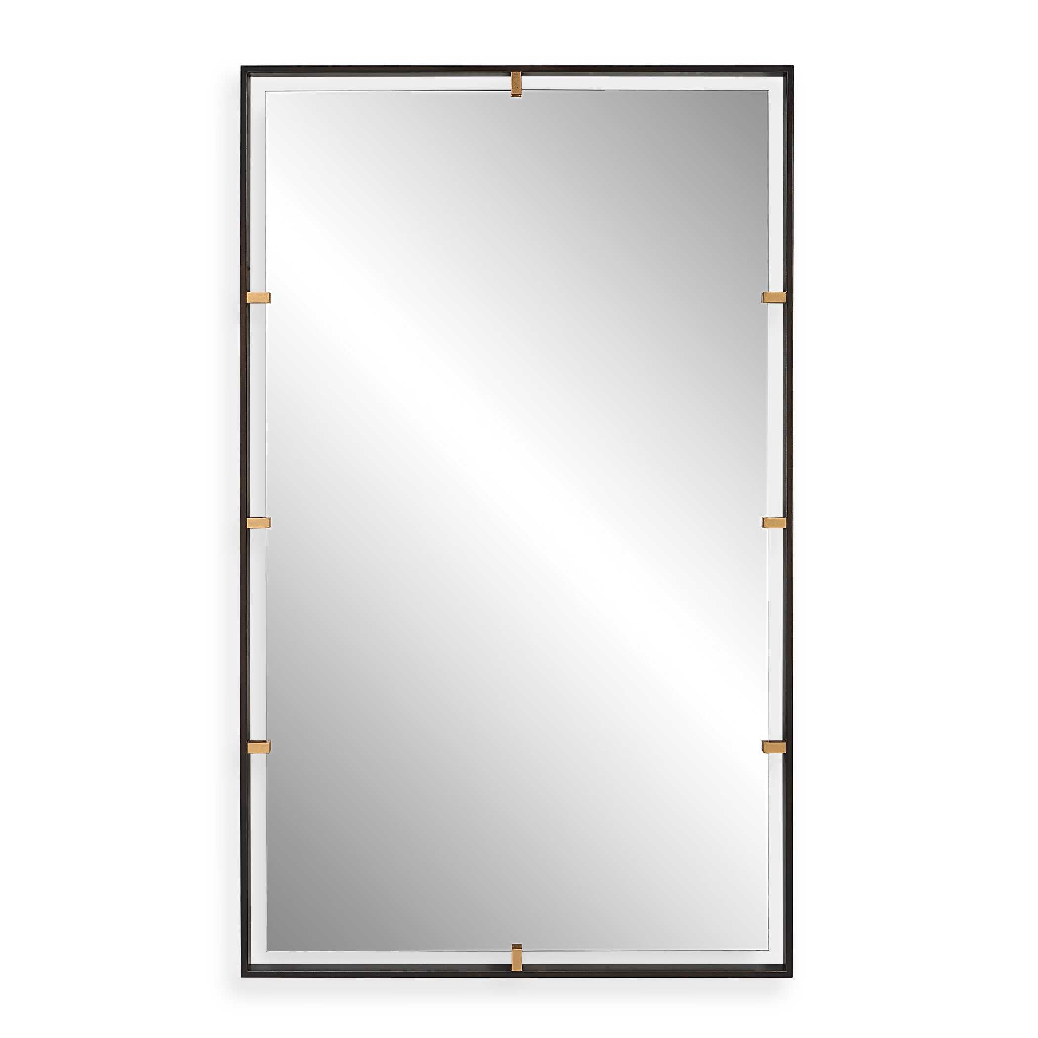Egon Rectangular Bronze Mirror