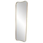 Belvoir Large Antique Brass Mirror