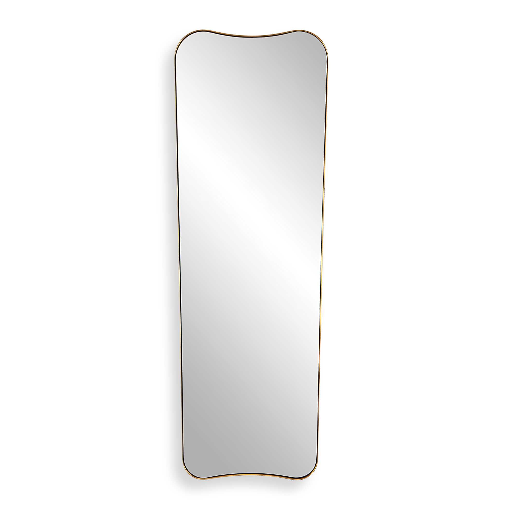 Belvoir Large Antique Brass Mirror