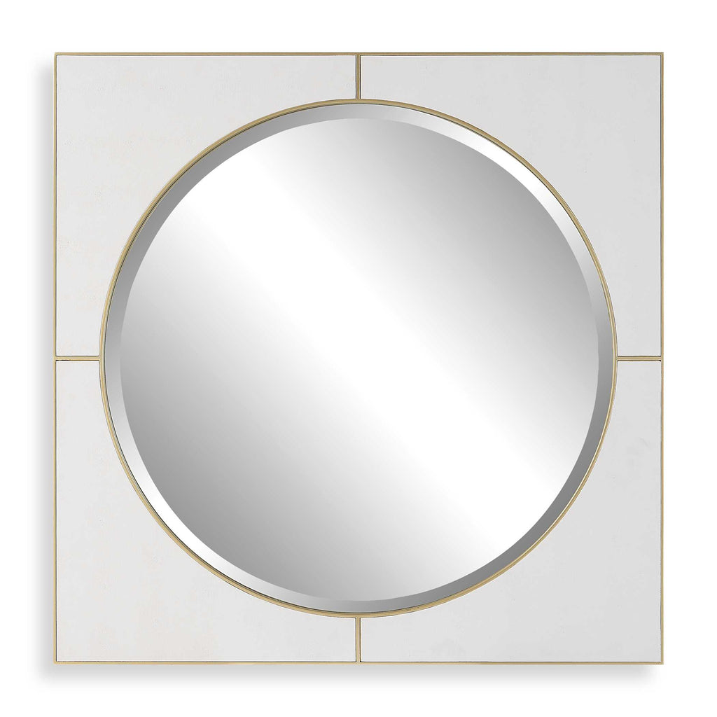 Cyprus White Square Mirror
