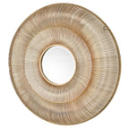 Bauble Round Gold Mirror