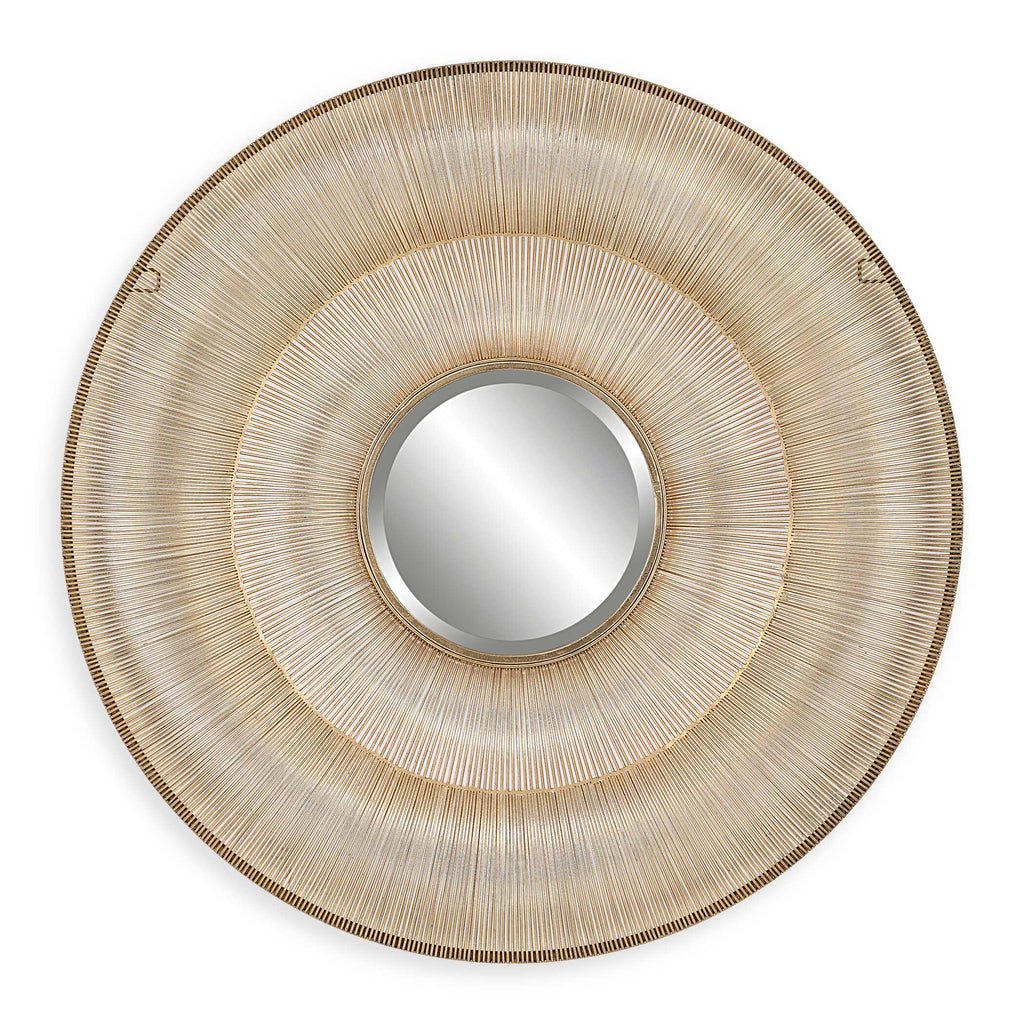 Bauble Round Gold Mirror