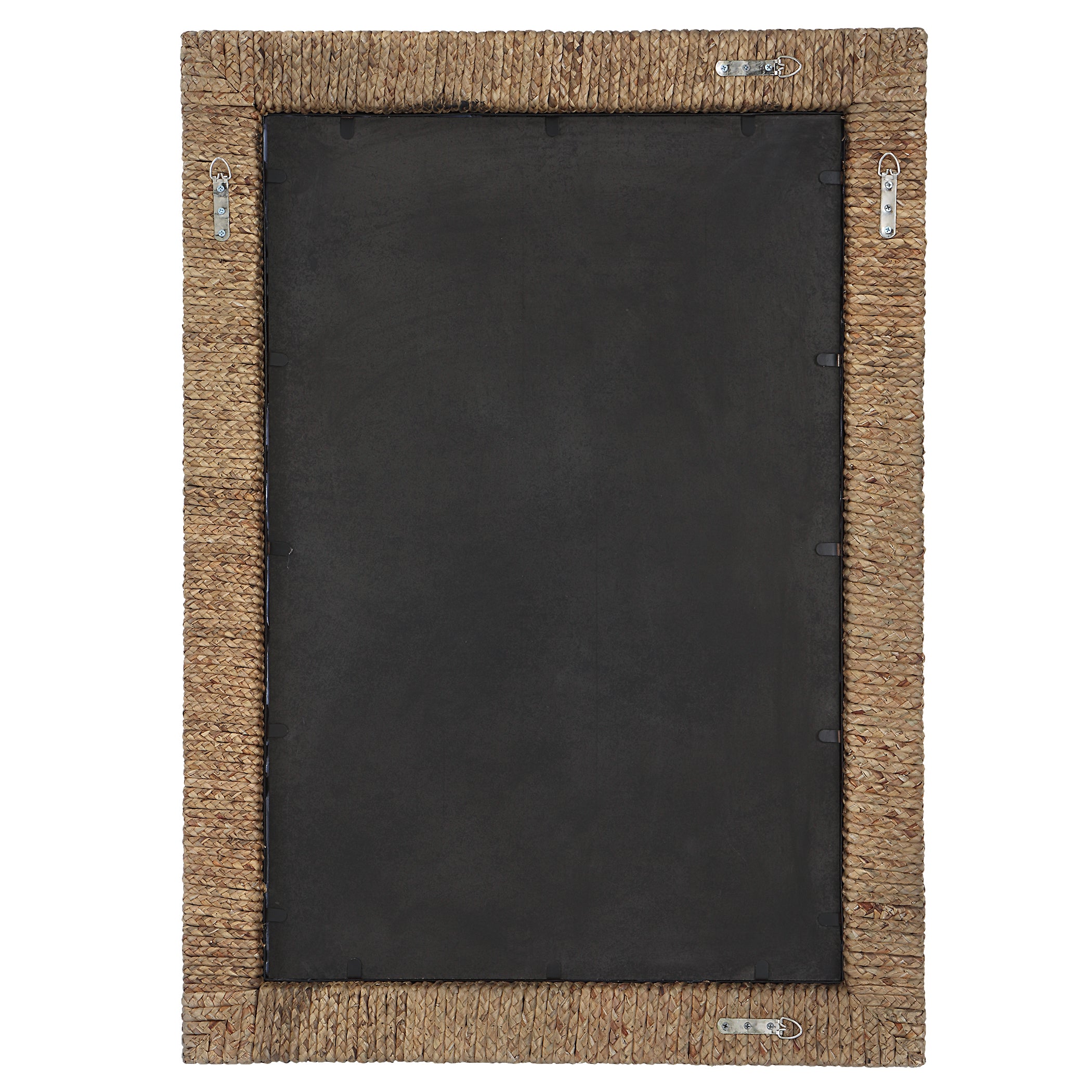 Island Braided Straw Mirror