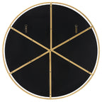Canillo Gold Round Mirror