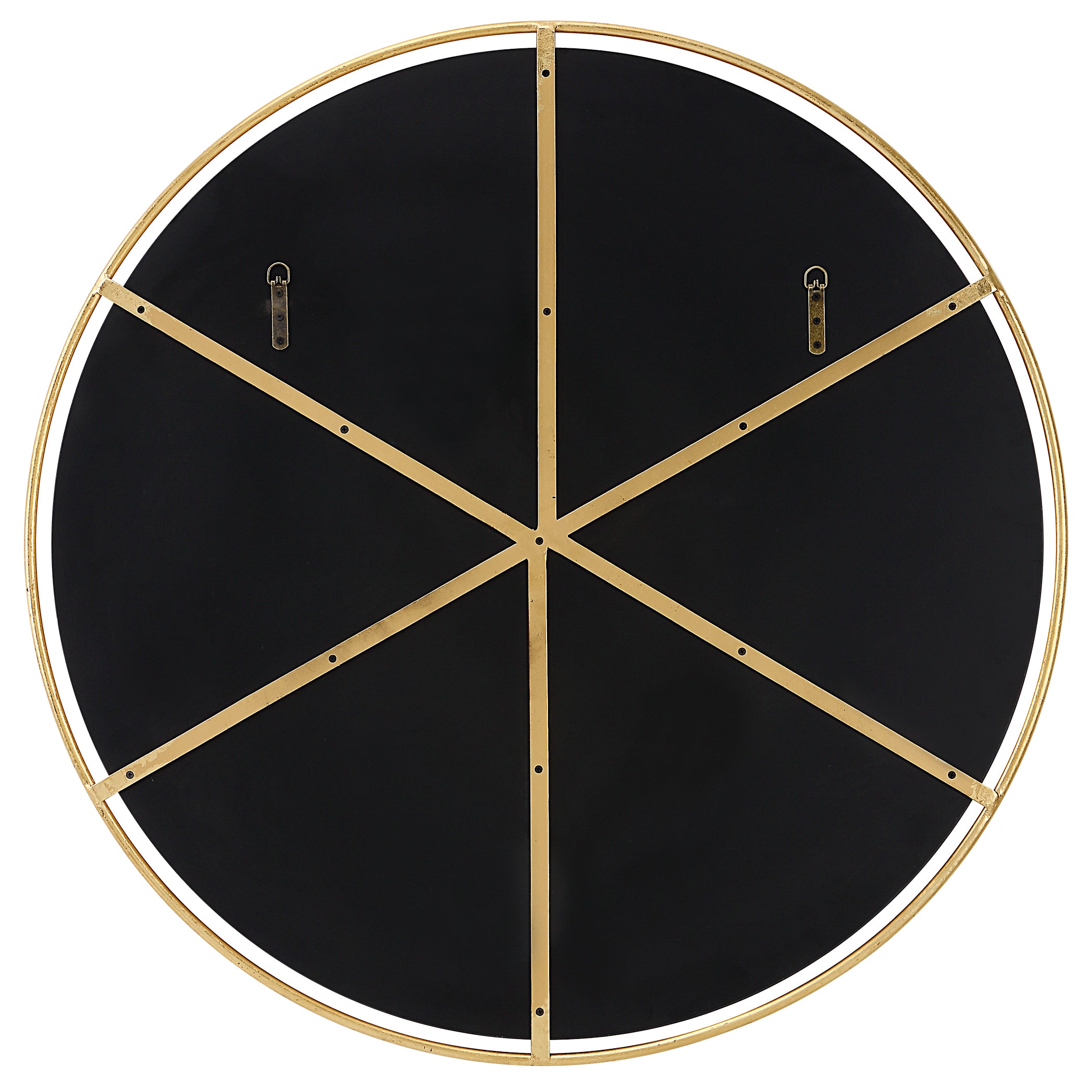 Canillo Gold Round Mirror