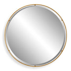 Canillo Gold Round Mirror