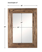 Rennick Rustic Wood Mirror