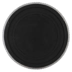 Portside Round Gray Mirror