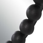 Serna Black Oval Mirror