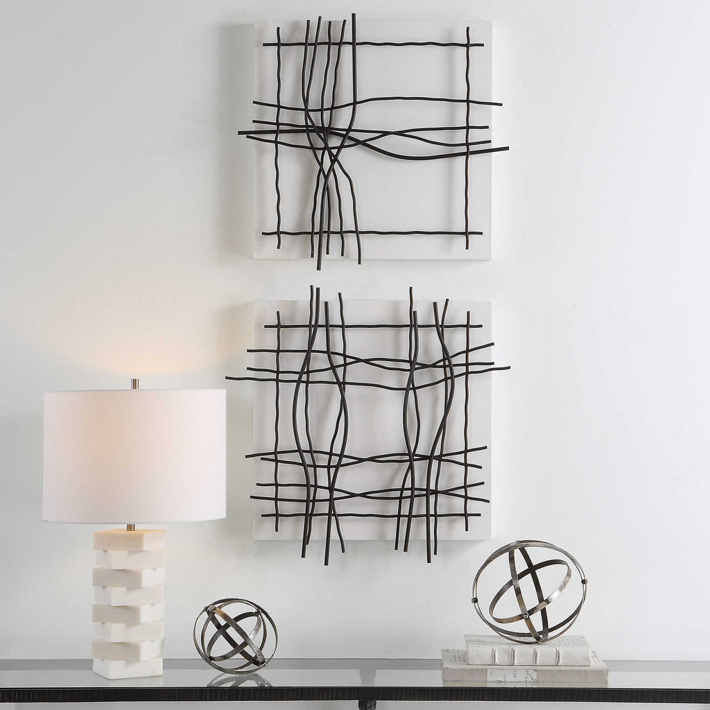 Genesis Metal Wall Decor Set/2