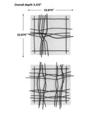 Genesis Metal Wall Decor Set/2