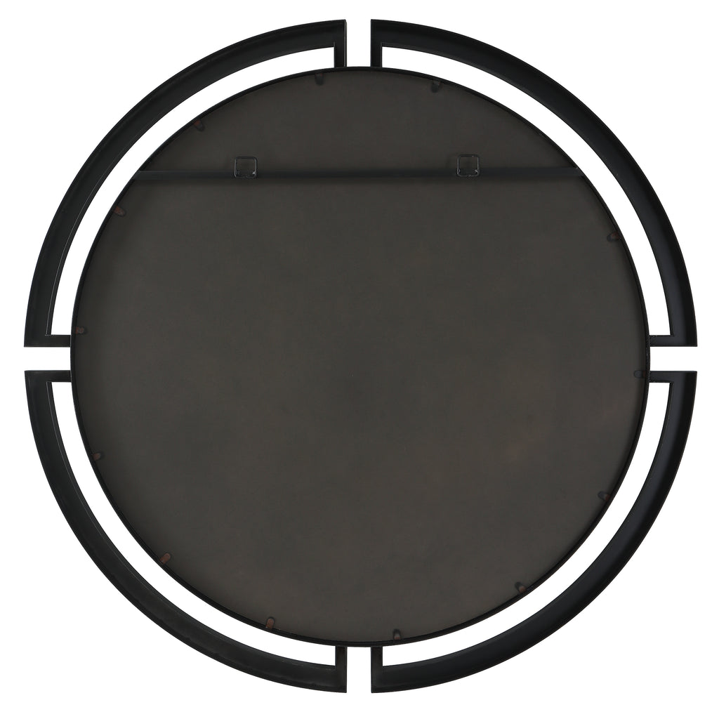 Quadrant Modern Round Mirror