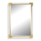 Malik White & Gold Mirror