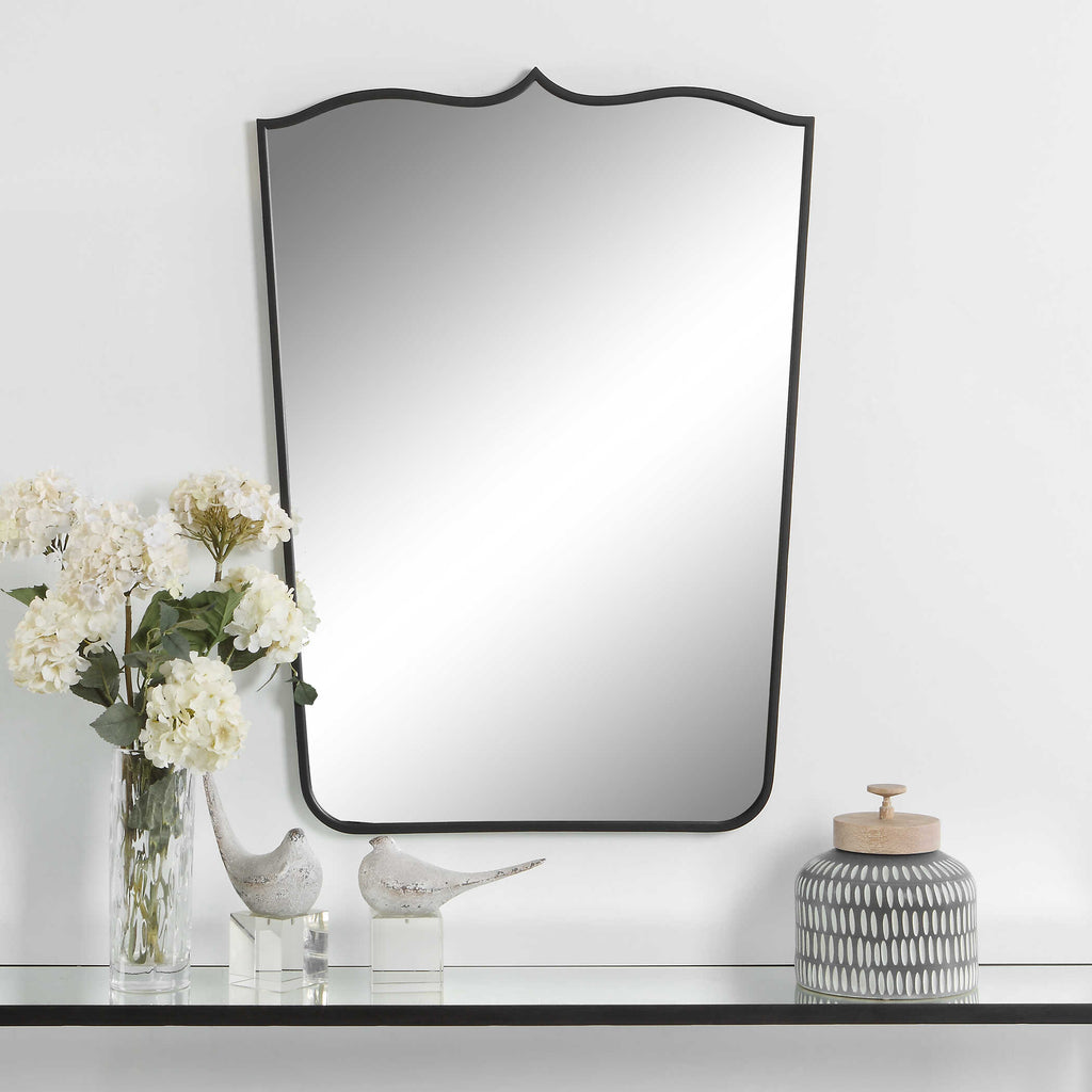Tiara Curved Iron Mirror