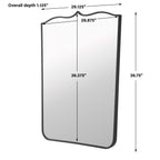 Tiara Curved Iron Mirror