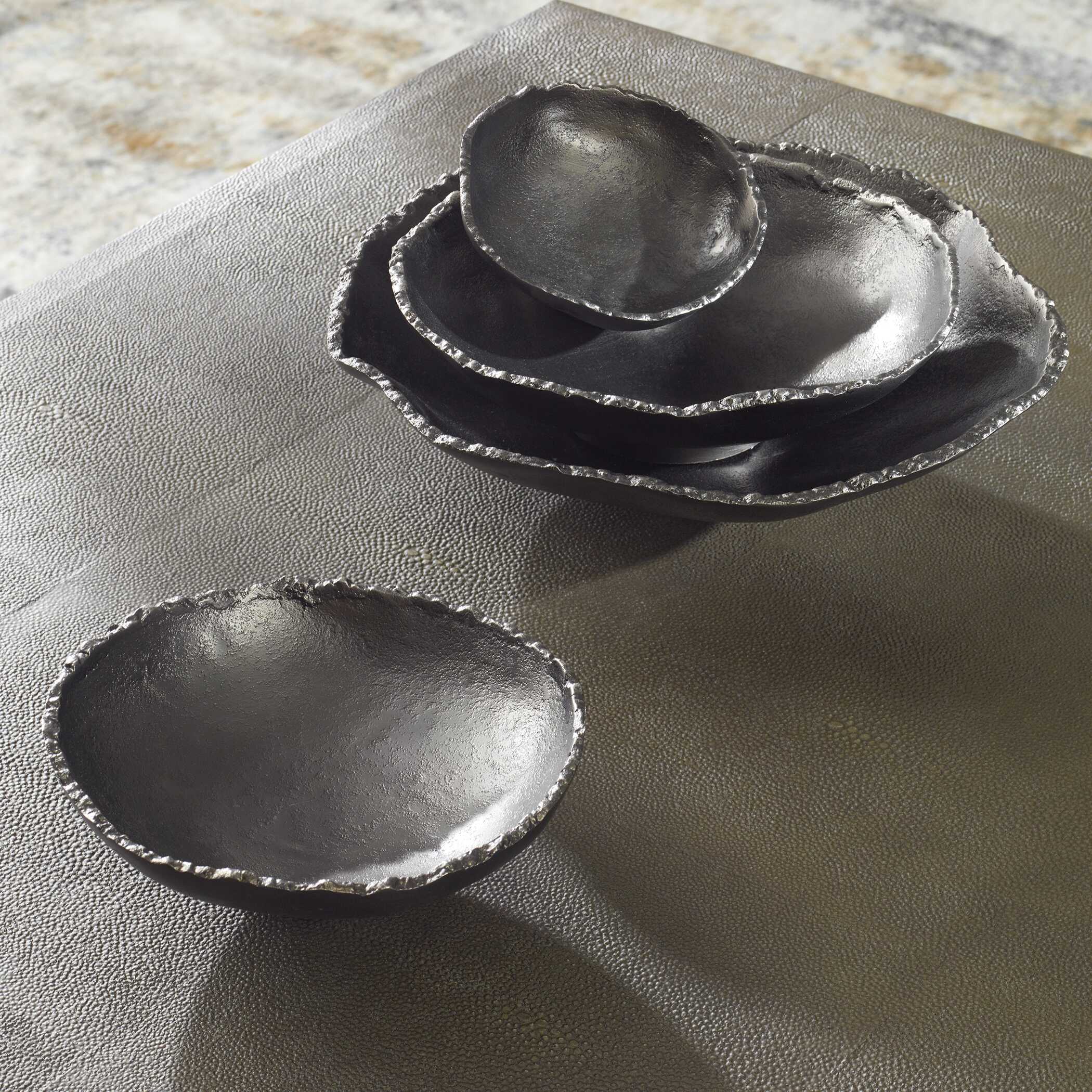 Lucky Coins Nickel Wall Decor Set/4