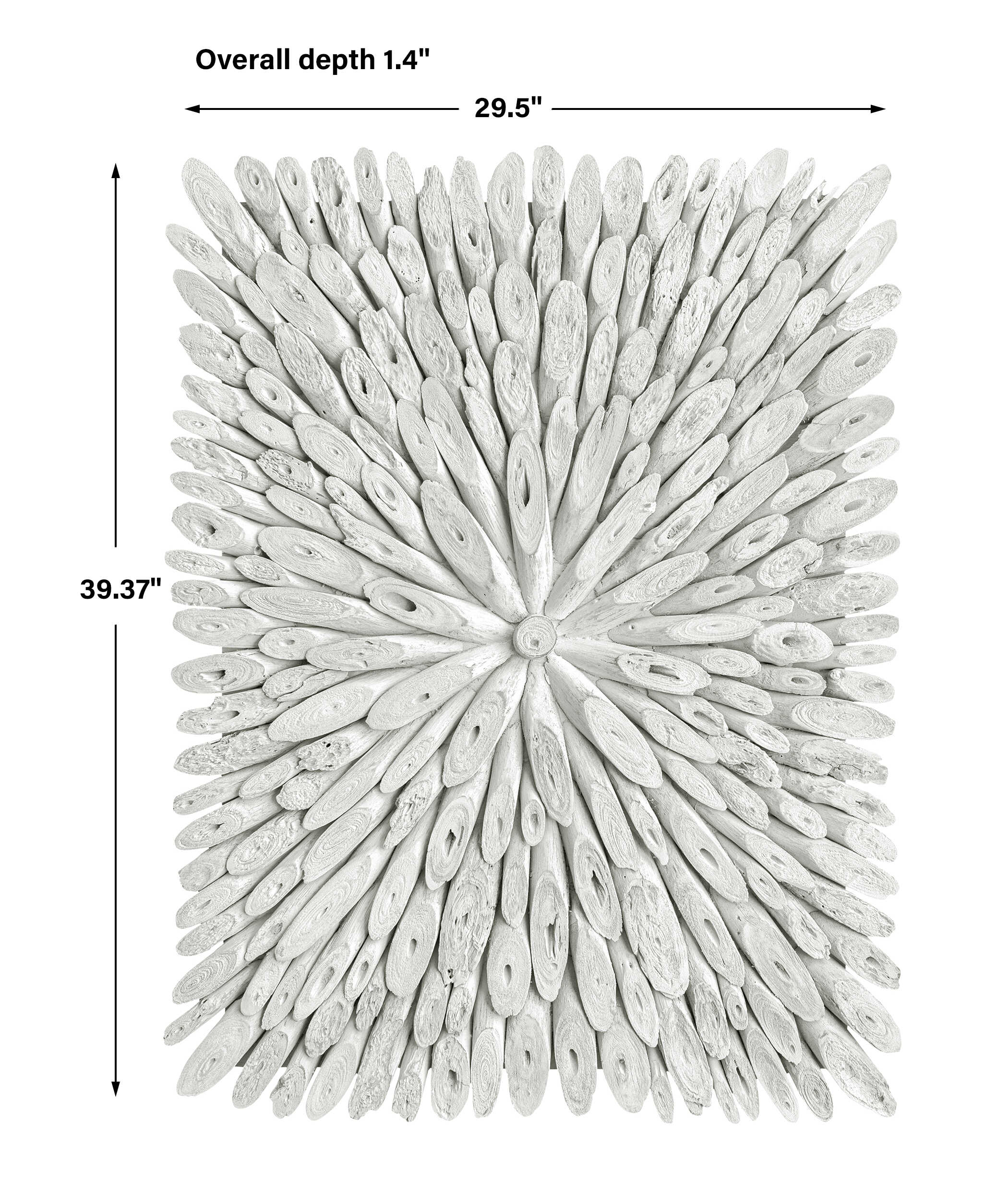 Bahama Wood Whitewashed Wall Decor