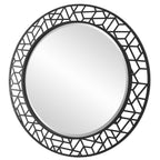 Mosaic Metal Round Mirror