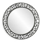 Mosaic Metal Round Mirror