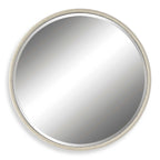 Ranchero White Round Mirror