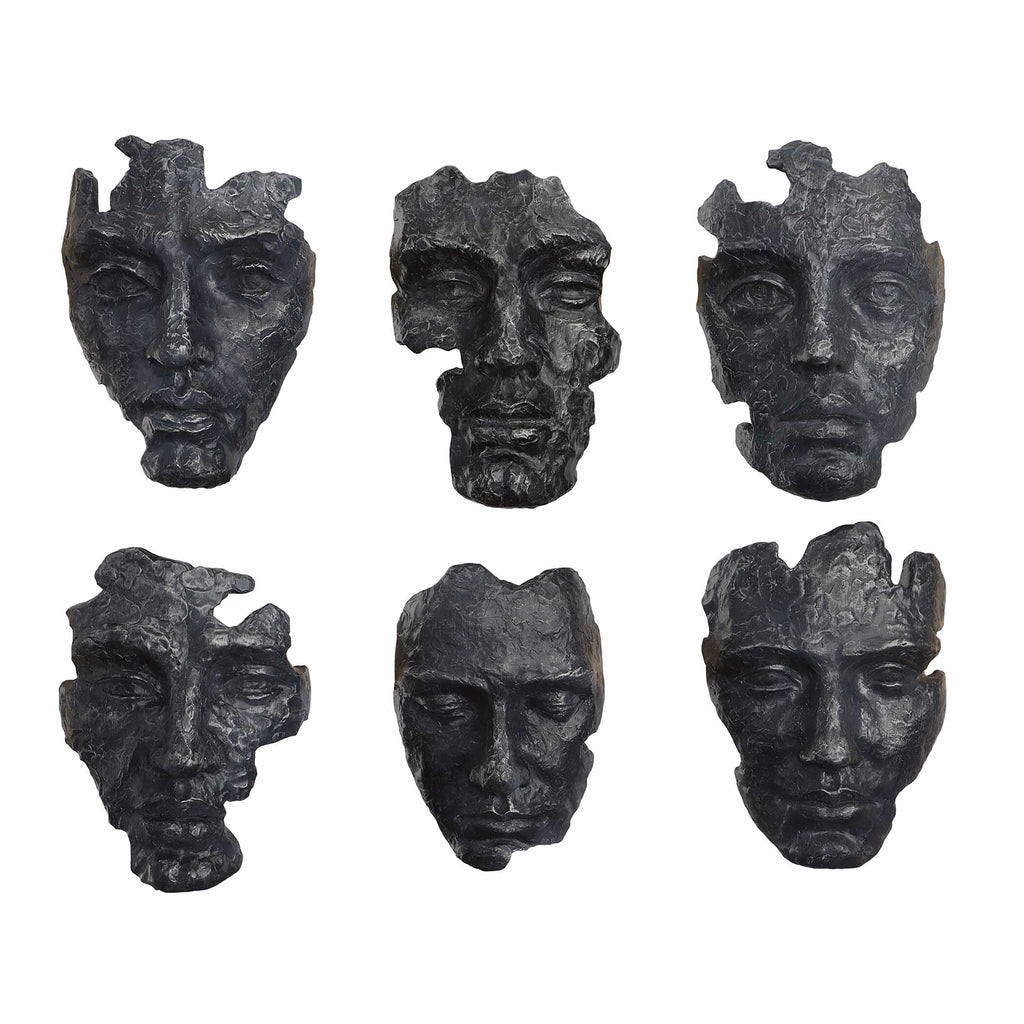 Self-Portrait Metallic Wall Decor Set/6