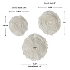 Ocean Gems Coral Wall Decor Set/3