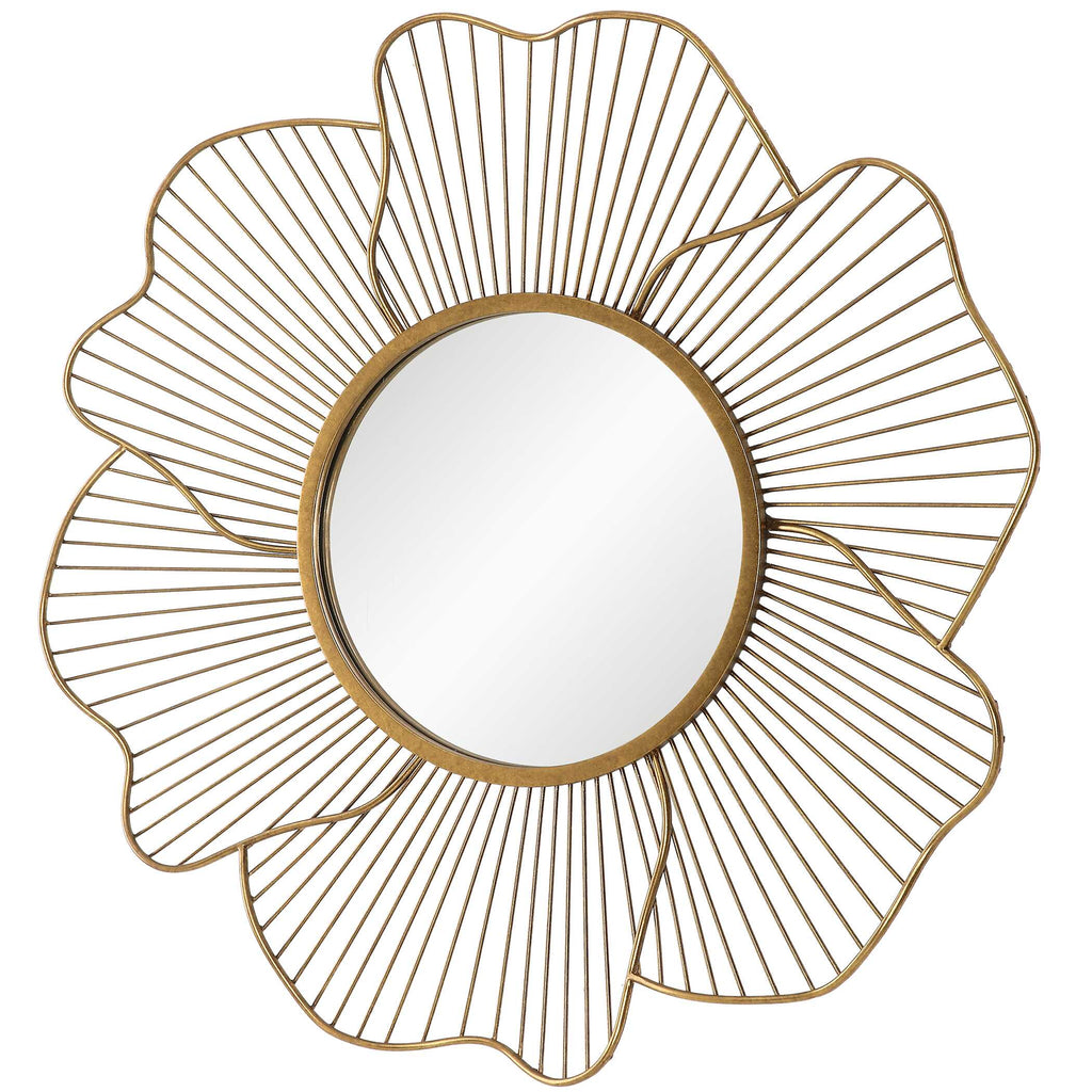 Blossom Gold Floral Mirror