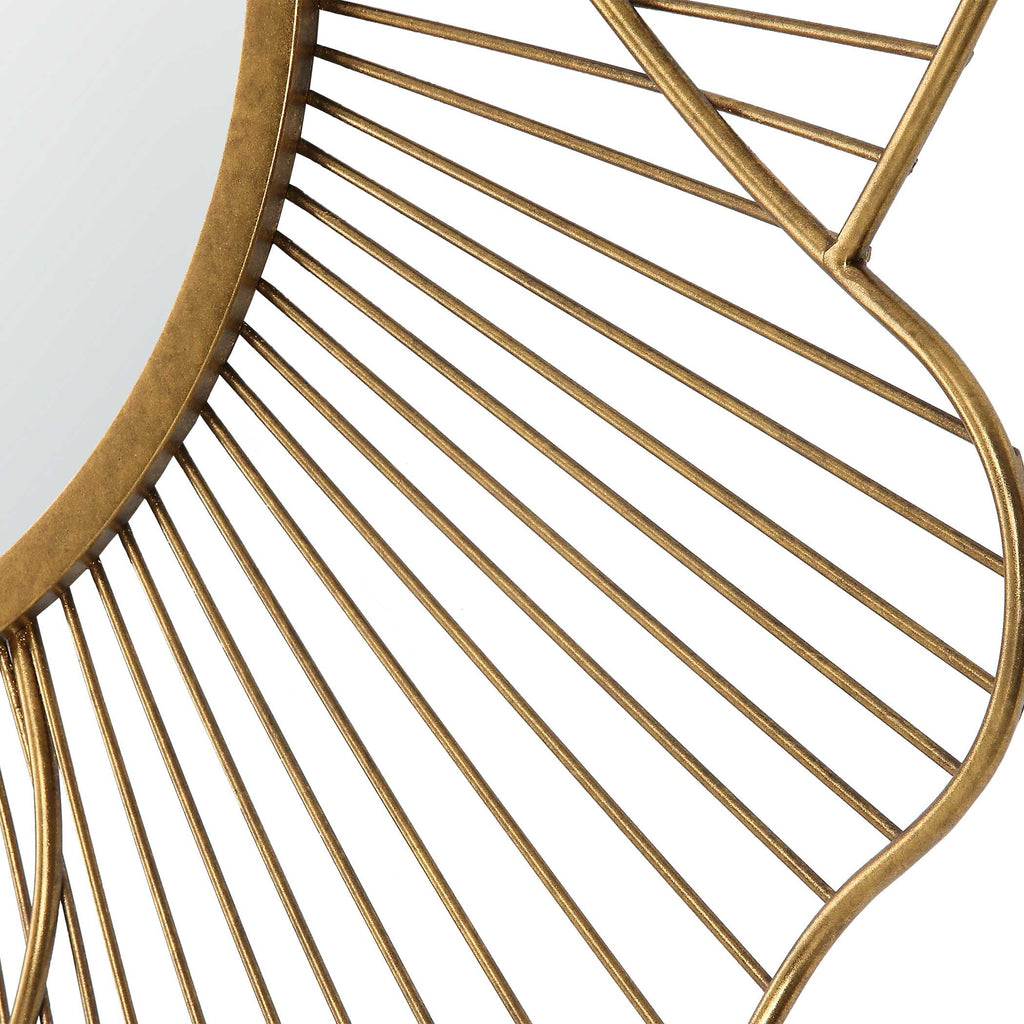 Blossom Gold Floral Mirror