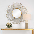 Blossom Gold Floral Mirror