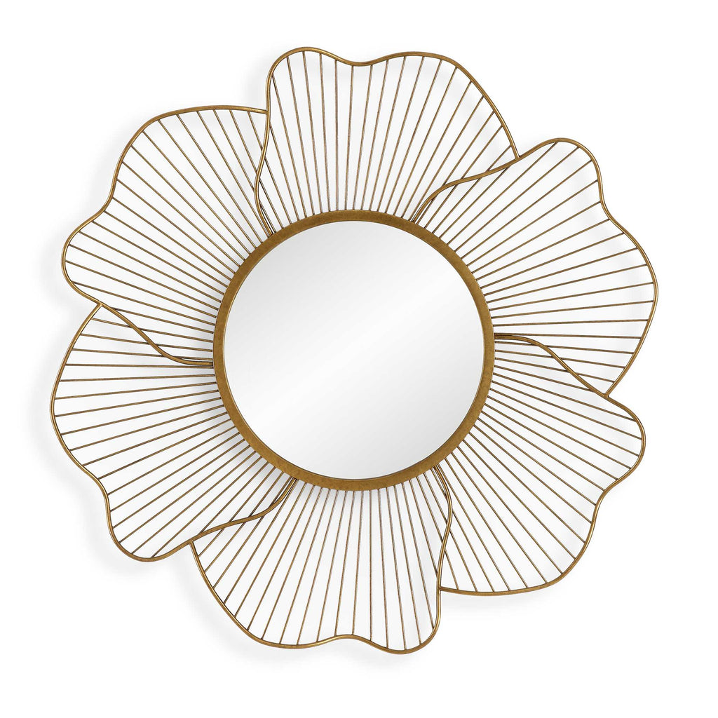 Blossom Gold Floral Mirror
