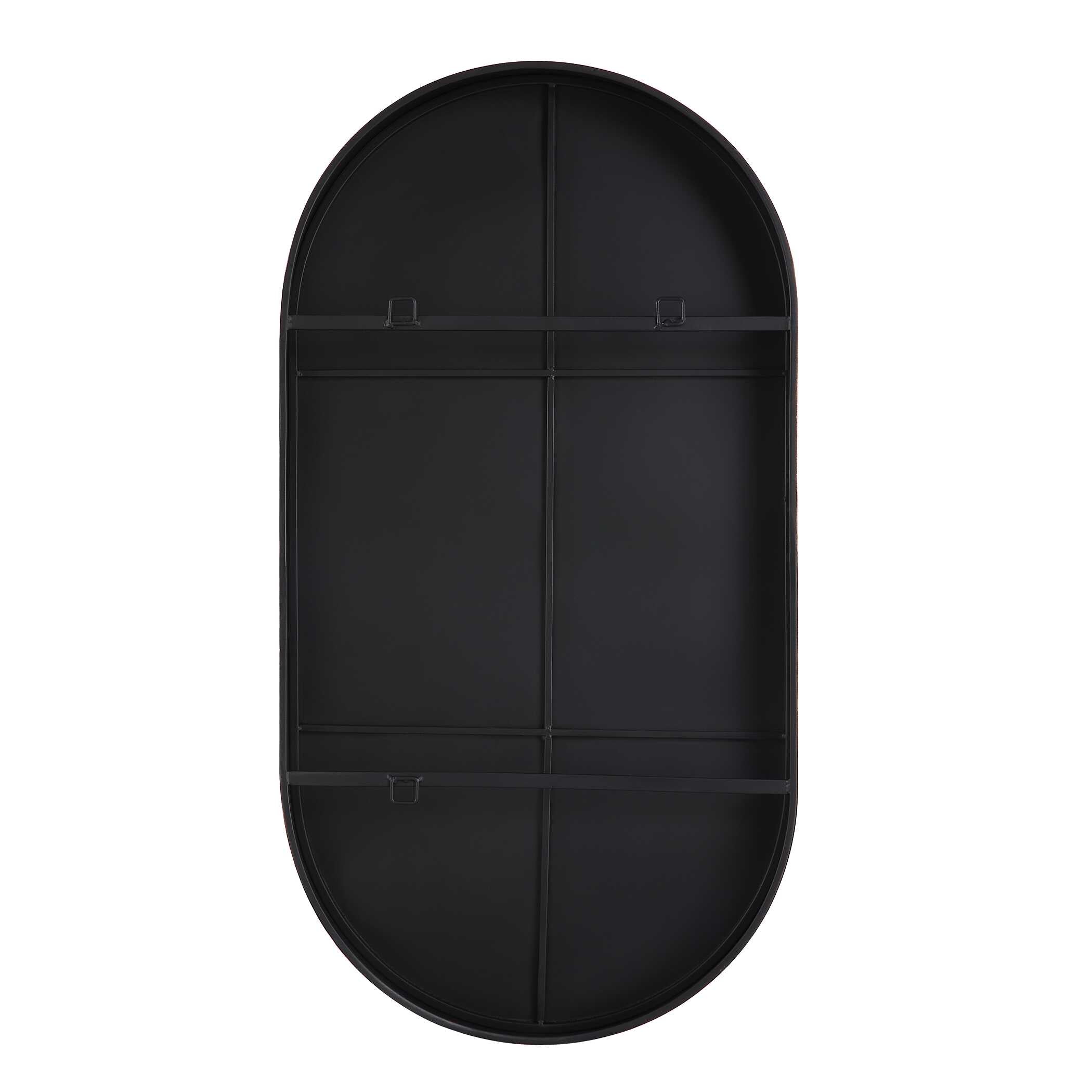 Lago Oval Gold Mirror