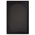 Crisanta Gloss White Arch Mirror