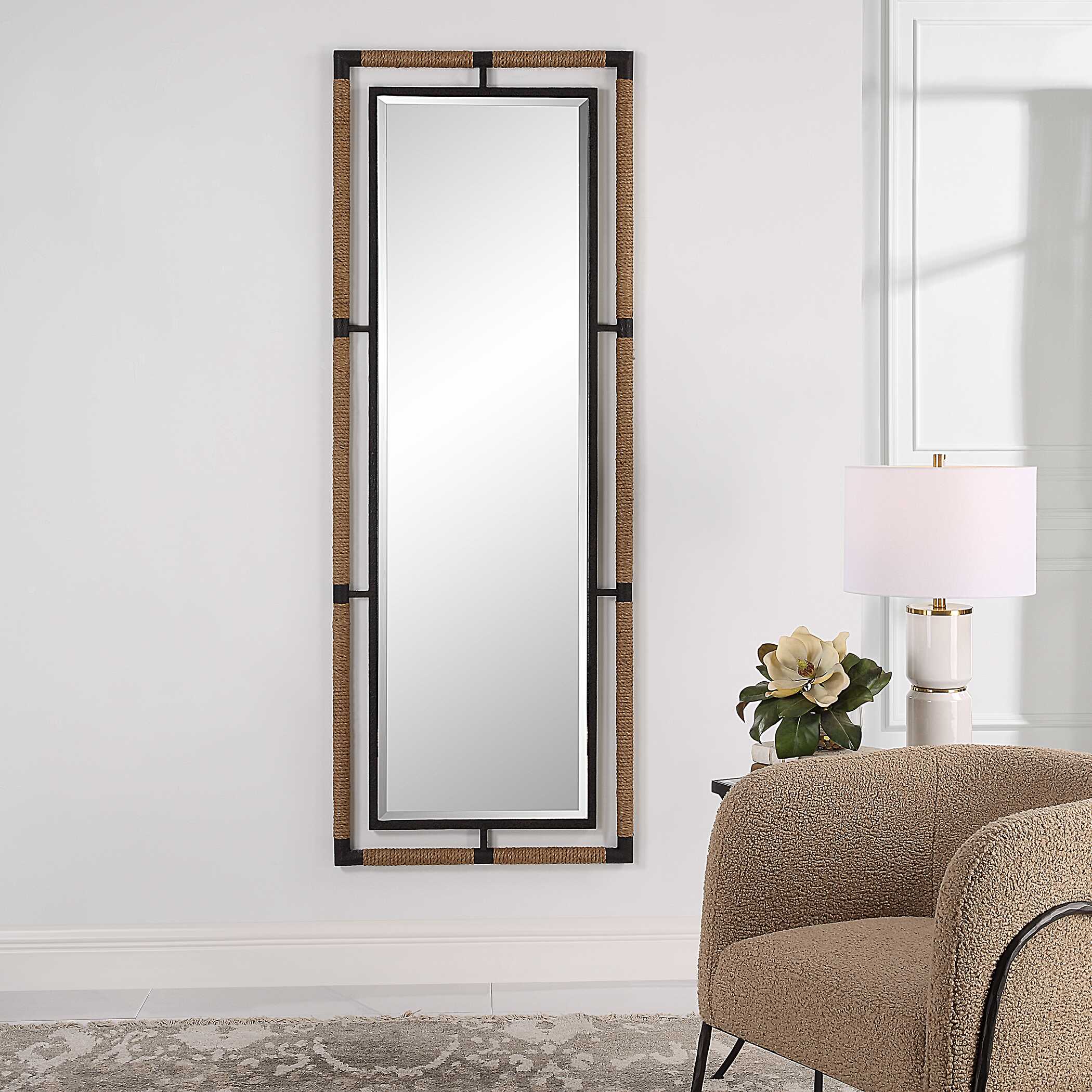 Melville Iron & Rope Tall Mirror