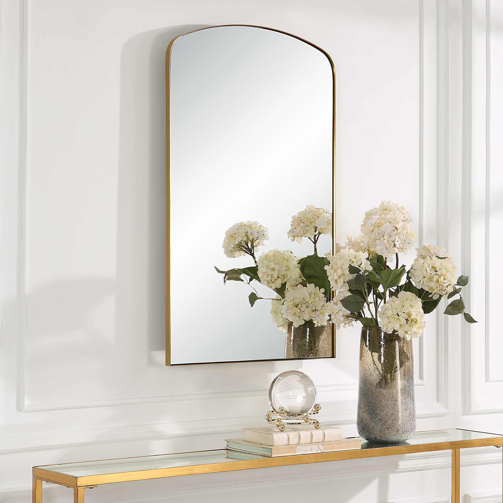 Tordera Brass Arch Mirror