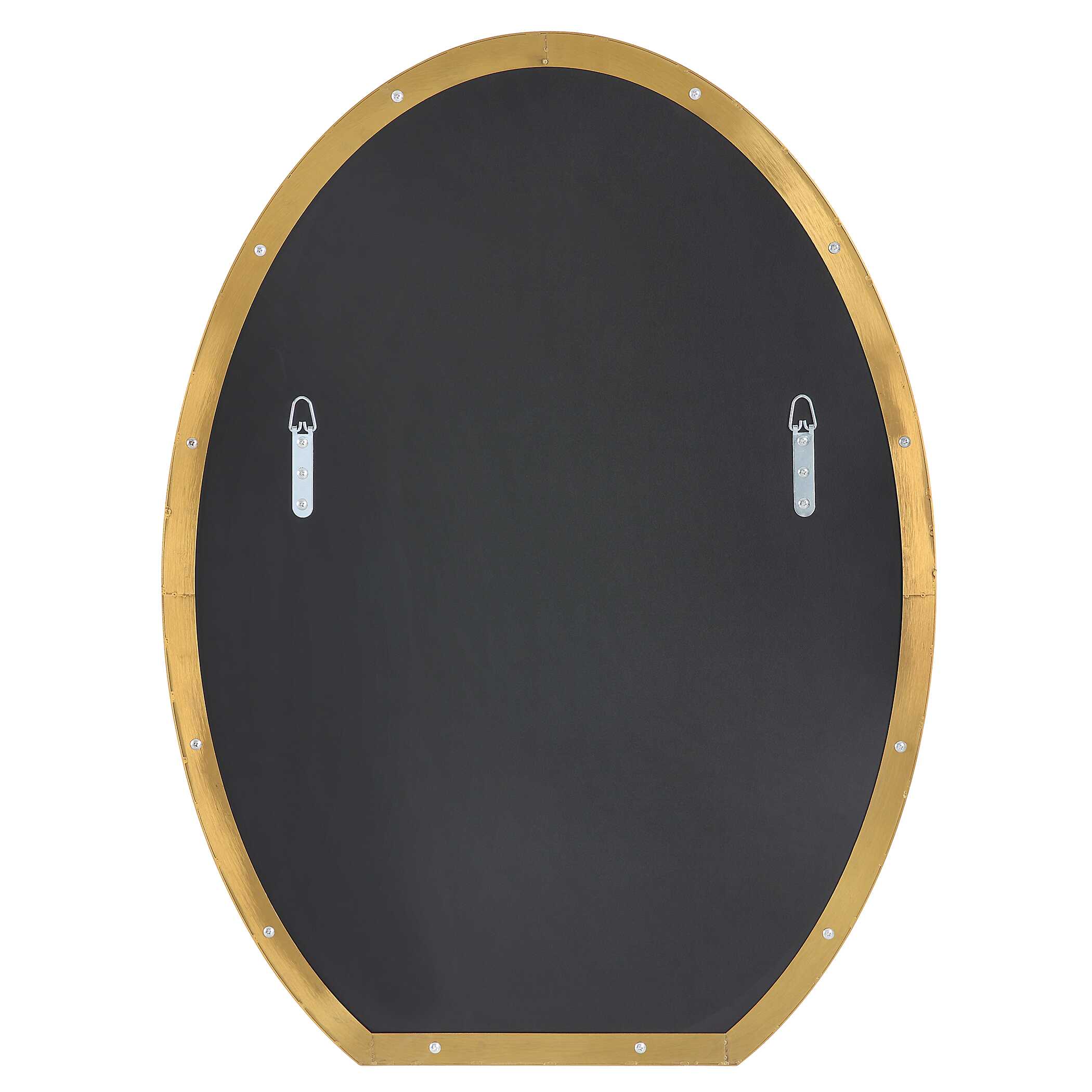 Cabell Brass Oval Mirror