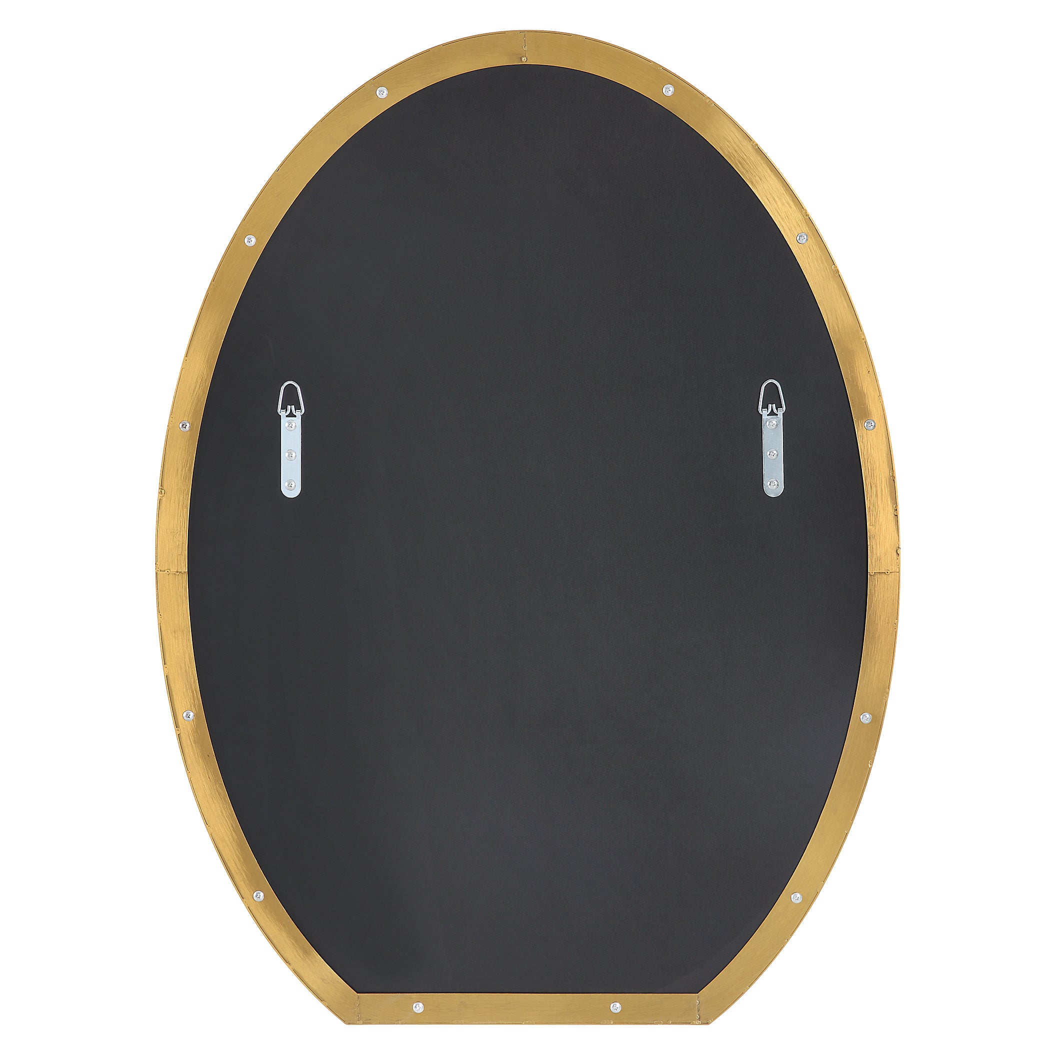 Cabell Brass Oval Mirror