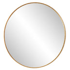 Junius Large Gold Round Mirror