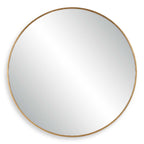 Junius Large Gold Round Mirror